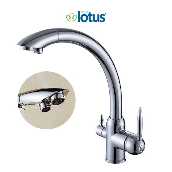 Drei-Wege-Wasserhahn 3-in-1 Chrom – Modell 1699 – Bild 2