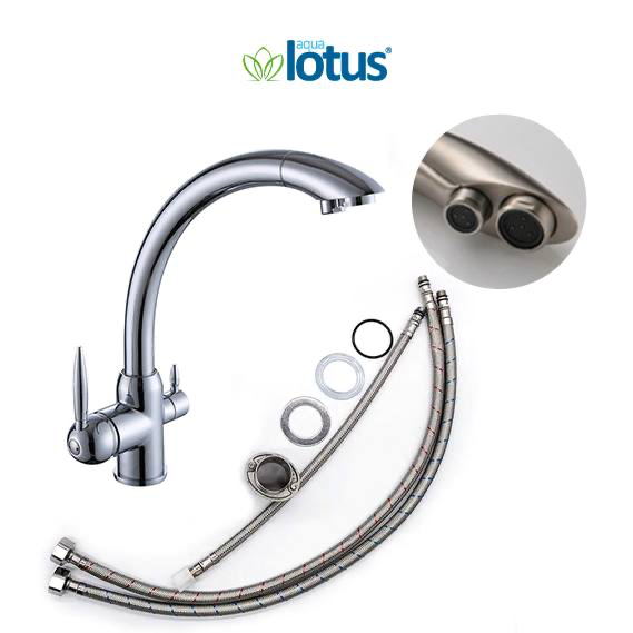 Drei-Wege-Wasserhahn 3-in-1 Chrom – Modell 1699 – Bild 3