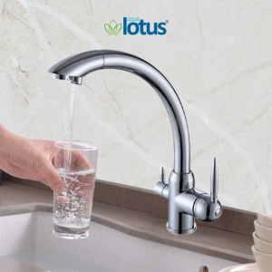 Drei-Wege-Wasserhahn 3-in-1 Chrom – Modell 1699