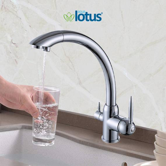 Drei-Wege-Wasserhahn 3-in-1 Chrom – Modell 1699