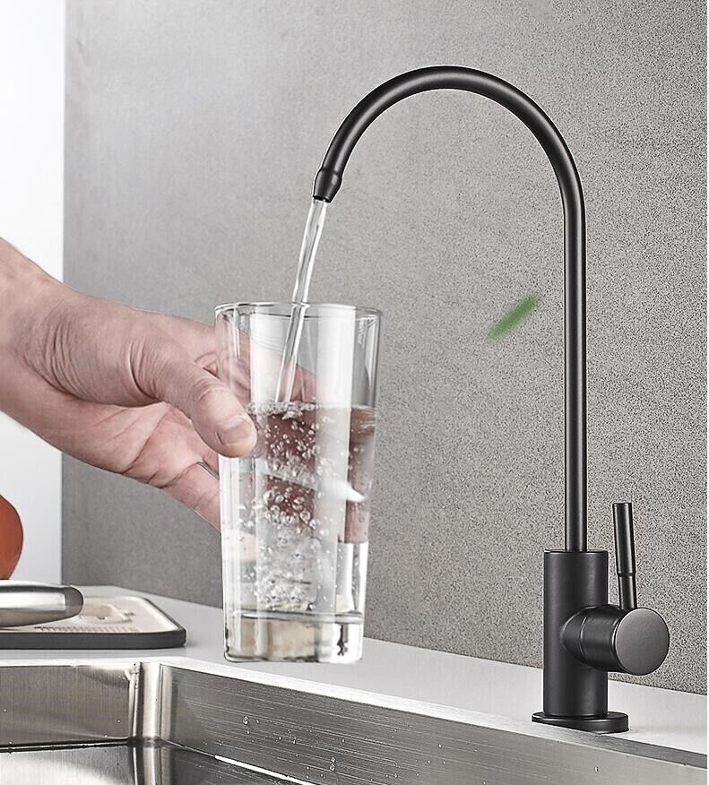 Einweg-Wasserhahn für Osmoseanlagen – Design Bogen 1/4" – Bild 3